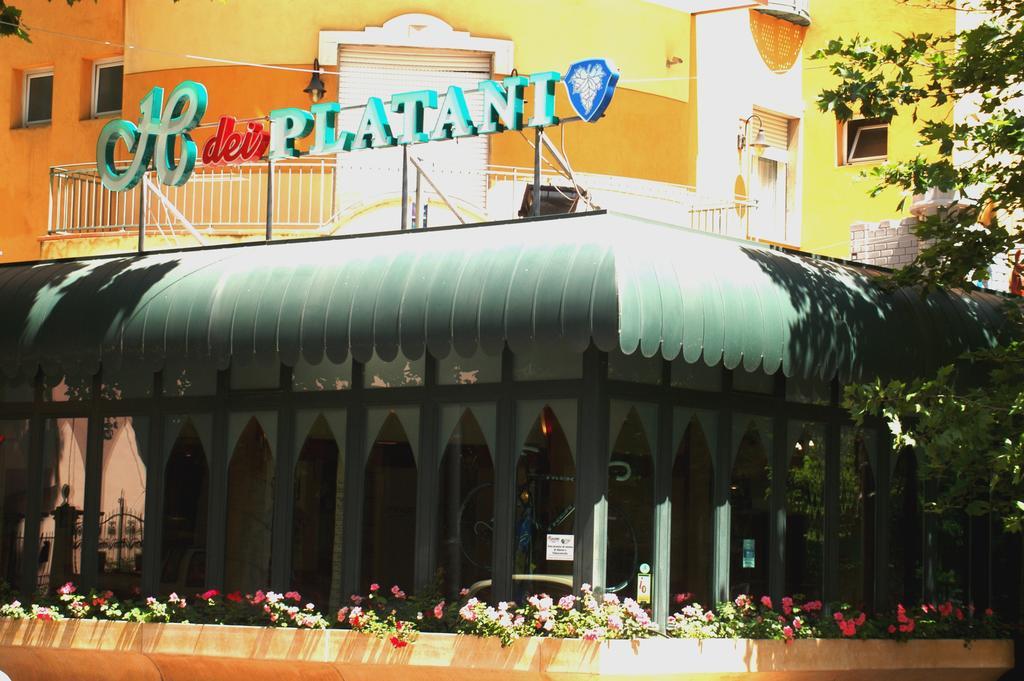 Hotel Dei Platani ريميني المظهر الخارجي الصورة
